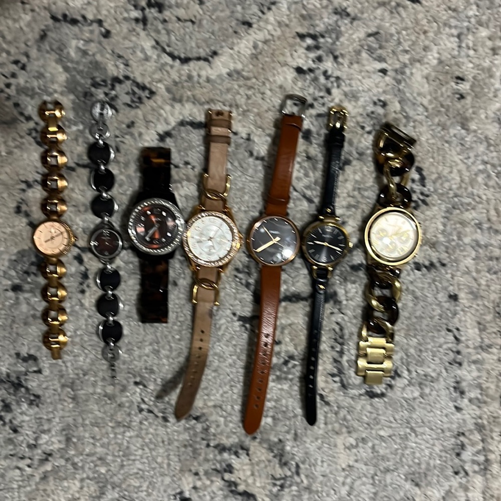 Lot of Michael Kors, Fossil, Relic women’s watch
